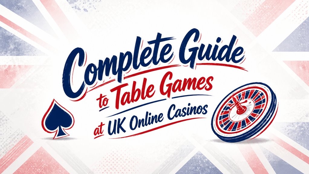 Complete Guide to Table Games at UK Online Casinos